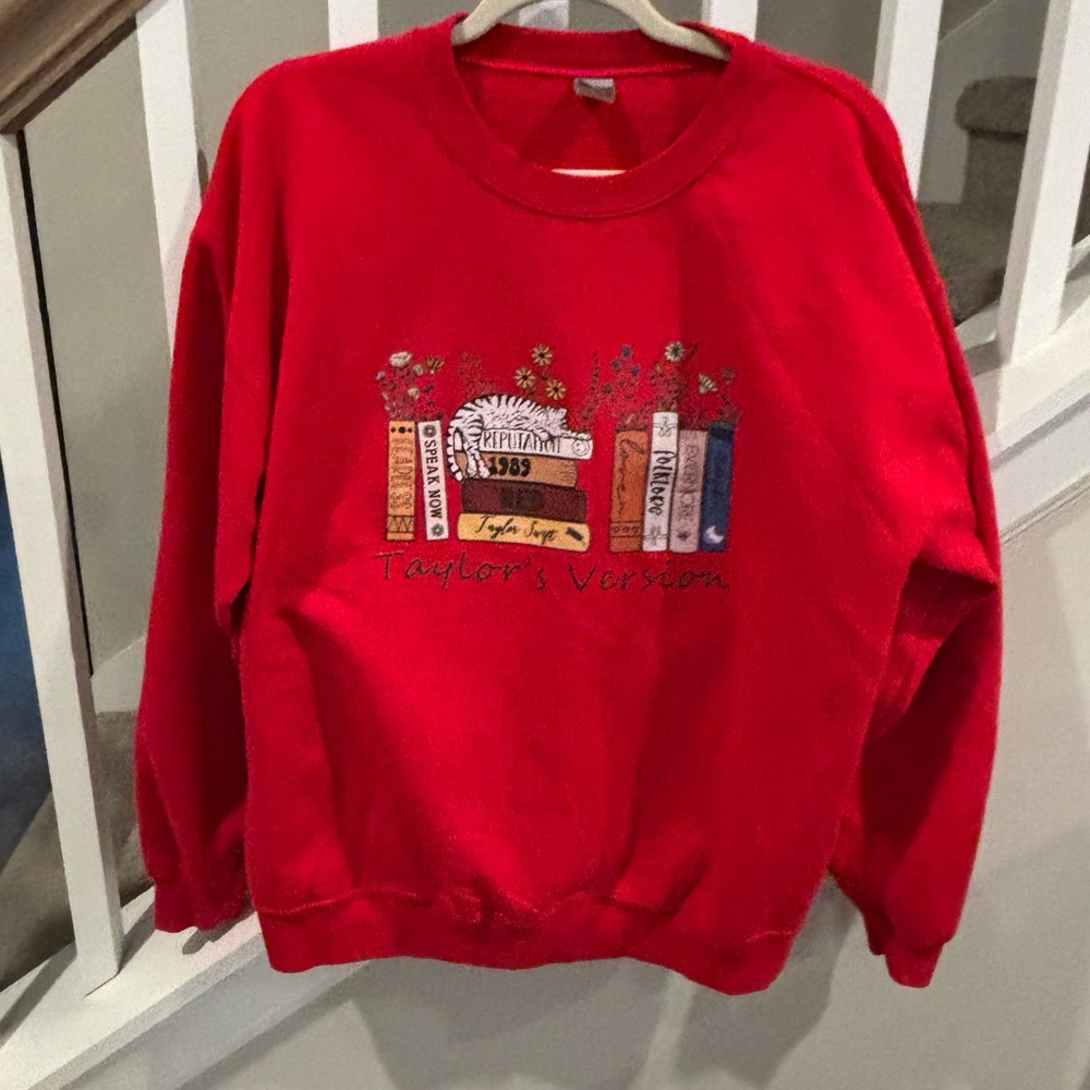 “Taylor’s Version” Red Crewneck Sweater
